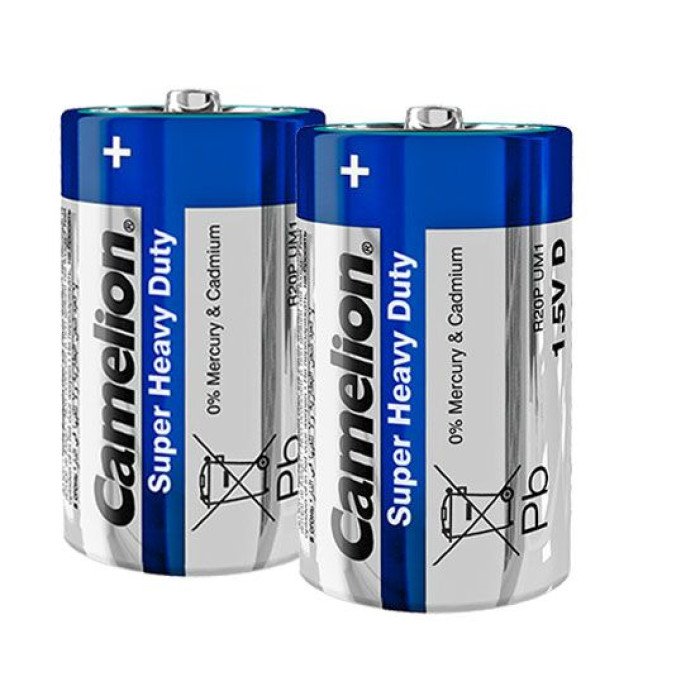 Camelion D-Size Super Heavy Duty Blue (Pack of 2)