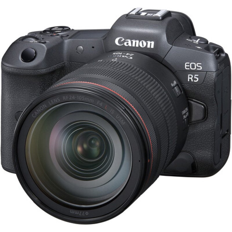 Canon EOS R5 Mirrorless Digital Camera with 24-105mm f/4L Lens view 1