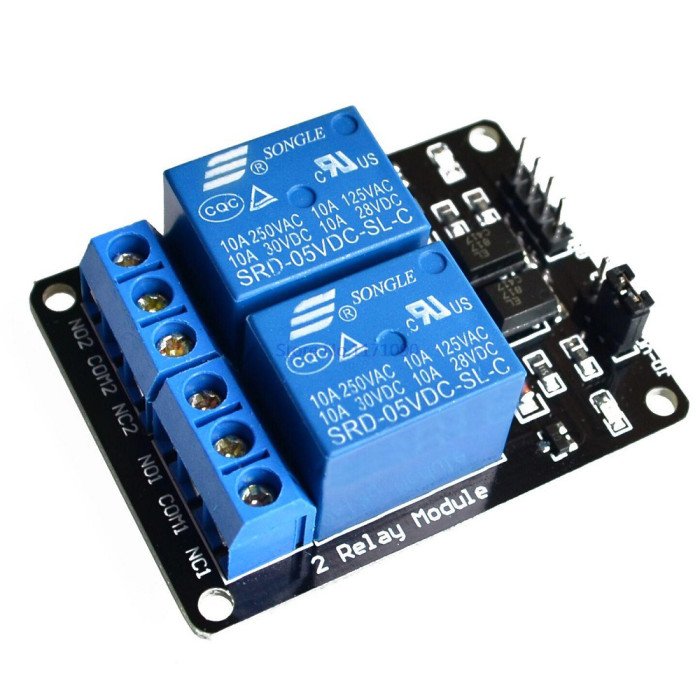 2 Channel 5V Relay Module For Arduino