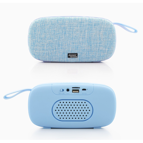 D-Power BM-04 Bluetooth Speaker 6 Watts - Sky Blue