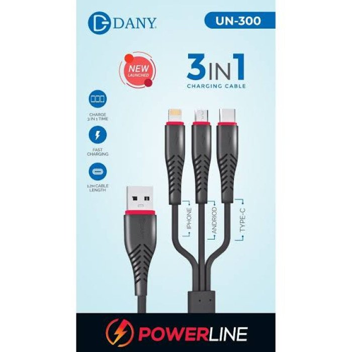 Dany UN-300 3 In 1 Cable Dany UN-300 3 In 1 Cable