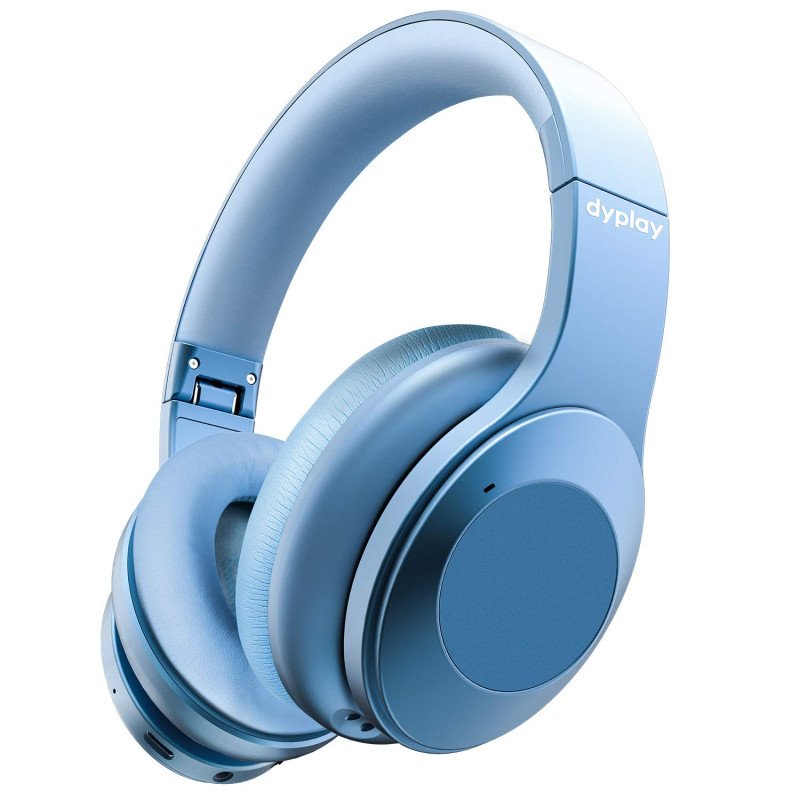 Dyplay ANC Hybrid Bluetooth Headphone With Mic - Blue view 1