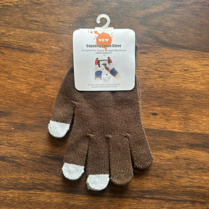 Gloves With Touch Screen Cloth Pair (Adult) view 1