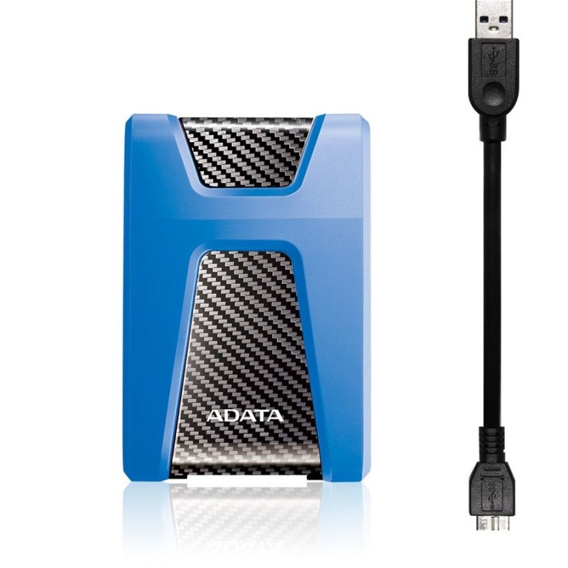 ADATA HD650 1TB Blue External Hard Drive AHD650-1TU31-CBL view 1
