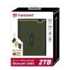 Transcend StoreJet 25M3 2TB USB 3.0 Portable Hard Drive - TS2TSJ25M3G - Military Green view