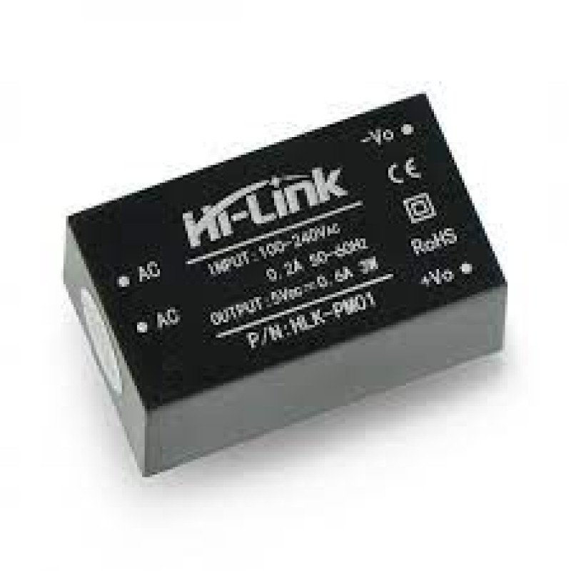 Hi-Link Power Supply 100V-240VAC  5VDC - 0.6A