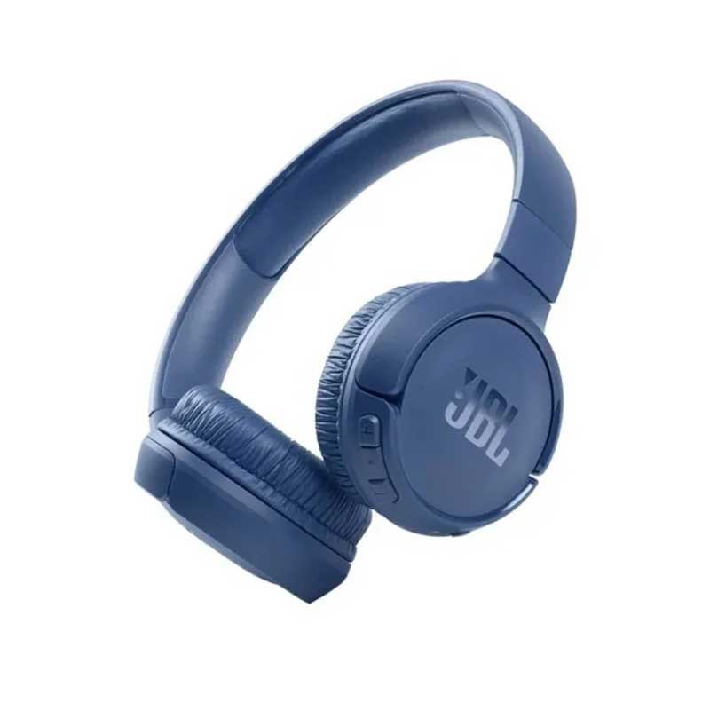 JBL T460BT Extra Bass Wireless On-Ear Headphones Blue view 1