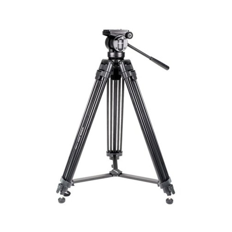 Kingjoy VT-2500 Professional Heavy Duty Aluminium Video Tripod Kit with Fluid Video Head