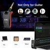 LEKATO 2.4GHz Wireless Guitar System 6 Channels Rechargeable Audio Wireless Transmitter Receiver for Guitar view