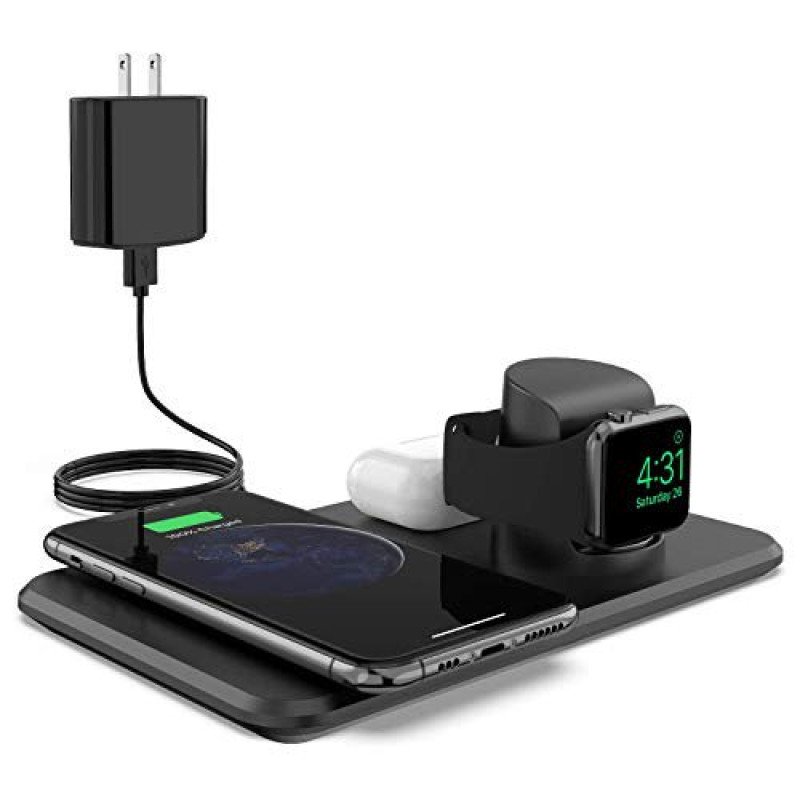 Letscom 3 in 1 wireless charger view 1