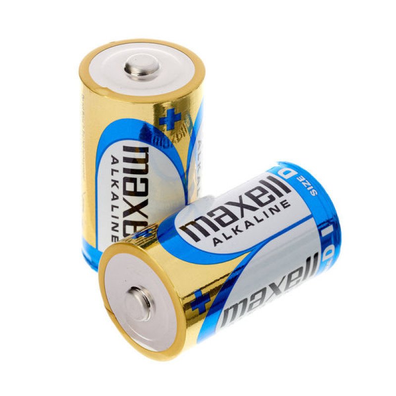 Maxell D-Size Alkaline Battery (Pack of 2)