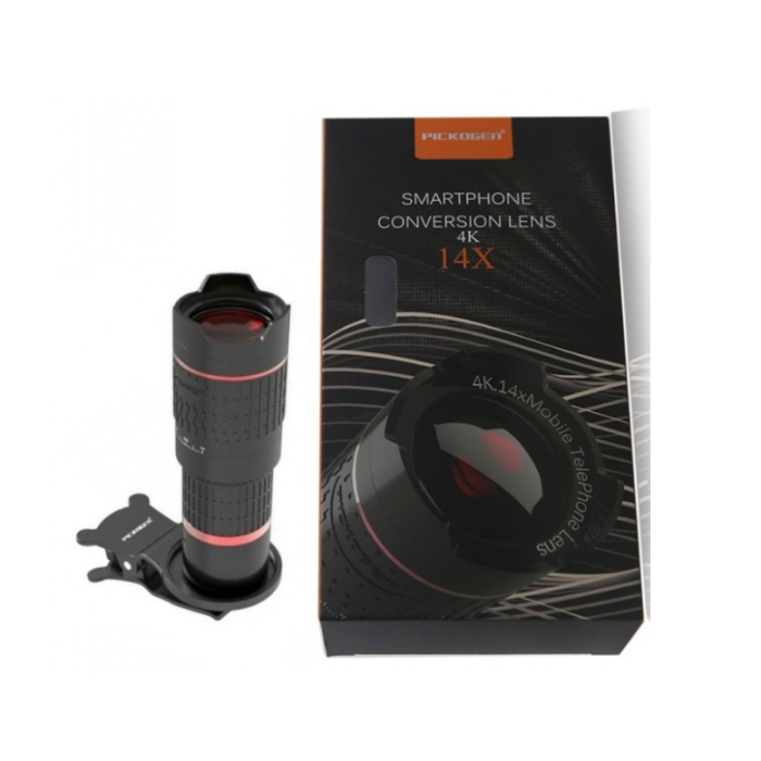 PICKOGEN Universal 14x Zoom Telescopic Mobile Phone Camera Lens