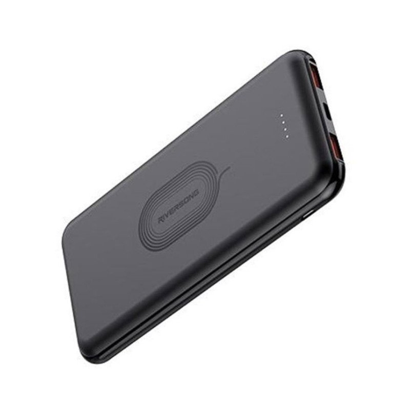 Riversong Gravity 10 Wireless 10,000 mAh 2.1A Power Bank | Black | view 1