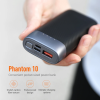 Riversong Phantom 10 Pro 10,000mAh 3.0A Fast Charging Power Bank | Black |  view