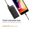 Riversong Phantom 10 Pro 10,000mAh 3.0A Fast Charging Power Bank | Black |  view