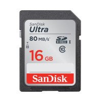 SanDisk 16GB Ultra UHS-I SDHC Memory Card (Class 10)