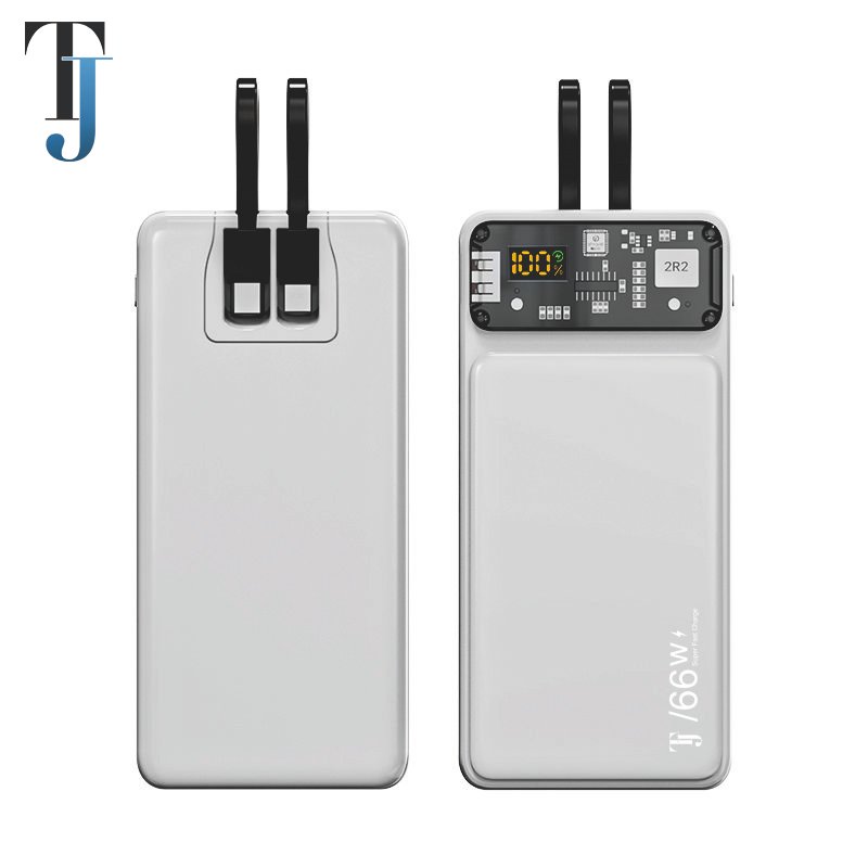 TJ-P20 - 20000 mAh Fast Charging Power Bank - White view 1