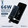 TJ-P20 - 20000 mAh Fast Charging Power Bank - Black view