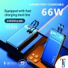 TJ-P20 - 20000 mAh Fast Charging Power Bank - Black view