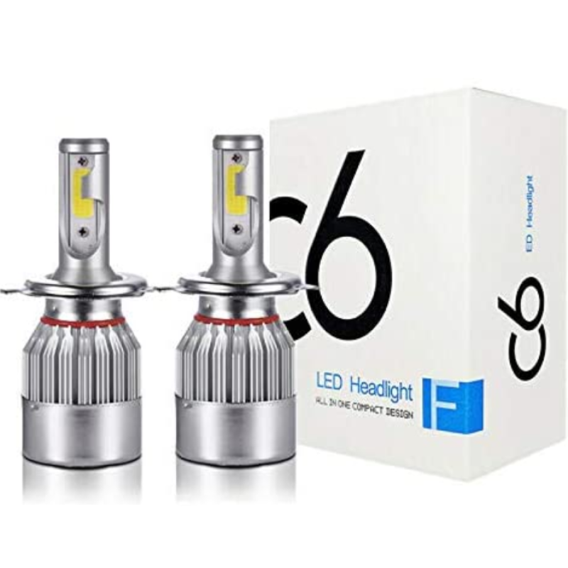 Wai Danie Pair COB H4 C6 36W 3800LM LED Headlight Kit view 1