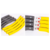 Weighted Hula Hoops Foam Padded - Yellow & Grey view