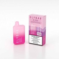 ELF BAR BC-5000 Disposable Pod Device - Rechargeable - 5% Nicotine Level - 5000 Puffs - Peach Ice