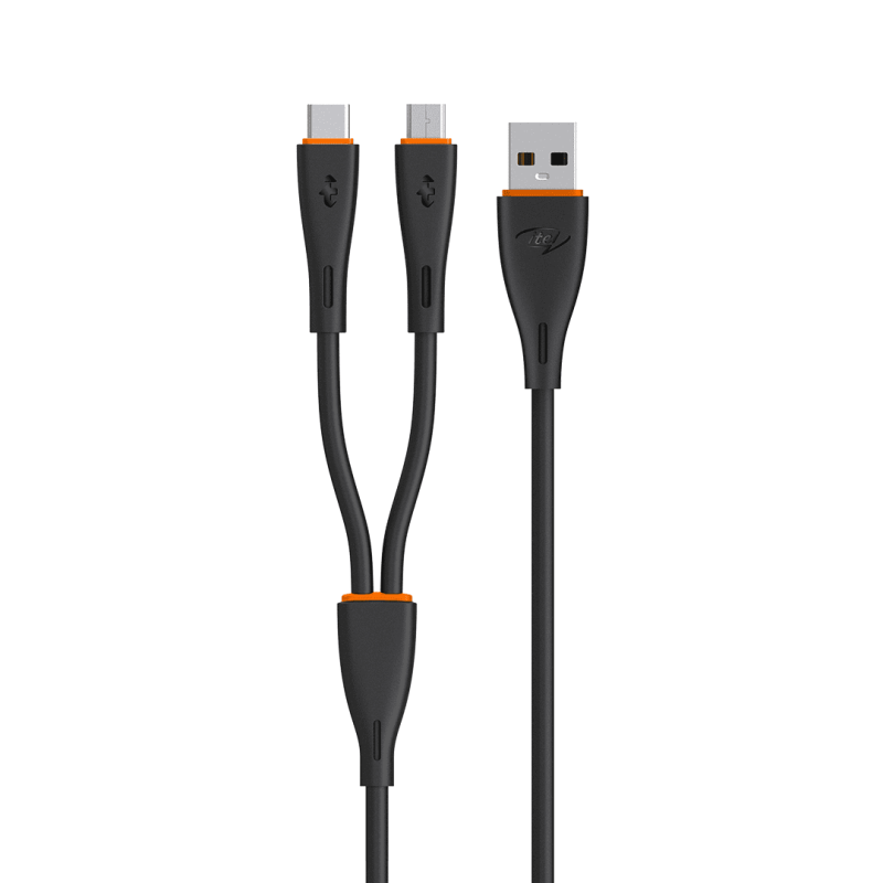 itel 2 in1 Multi Charging Type-C+Micro Cable ICD-X21 view 1