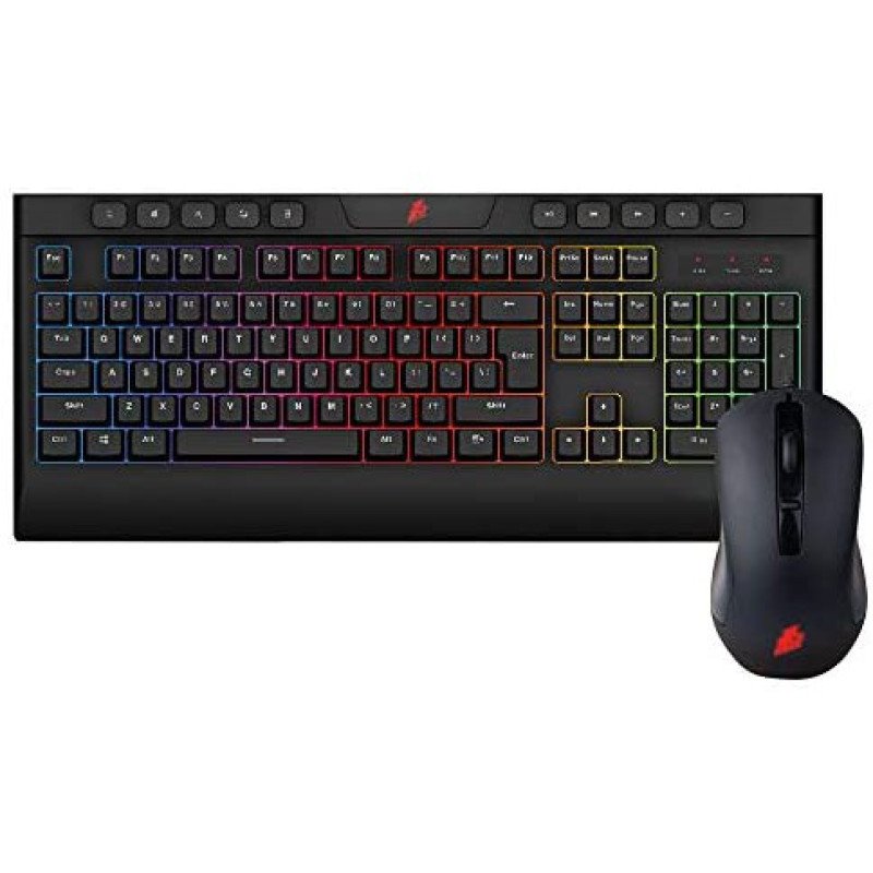 1stPlayer K8 Fire Dancing GamingOffice Keyboard and Mouse Kit view 1