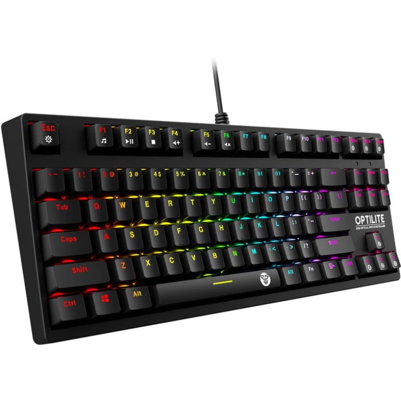Fantech MK872 Optilite RGB Optical Switch Keyboard (Black Switch) view 1