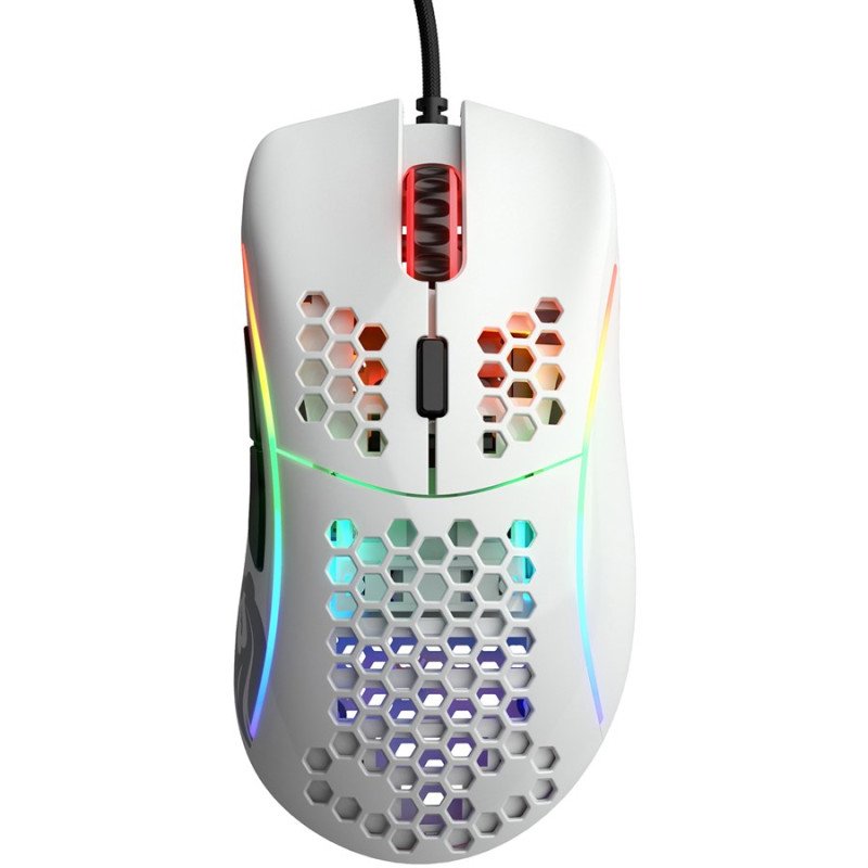 Glorious Model D (Glossy White) Extreme Lightweight Ergonomic Gaming Mouse 69G view 1
