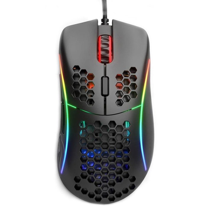 Glorious Model D (Matte Black) Extreme Lightweight Ergonomic Gaming Mouse 68G