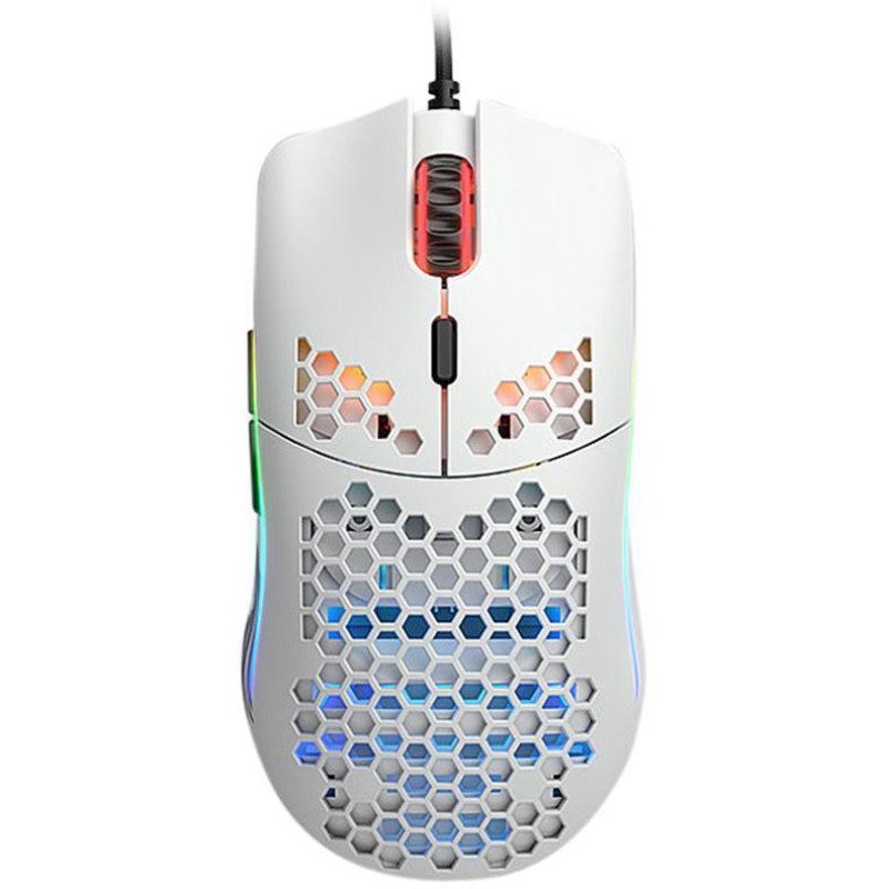 Glorious Model O Minus Gaming Mouse, Matte White, 58G (GOM-WHITE-1) view 1