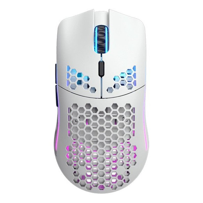 Glorious Model O Wireless Ultra-Lightweight Gaming Mouse (Matte White) - GLO-MS-OW-MW - 69g view 1