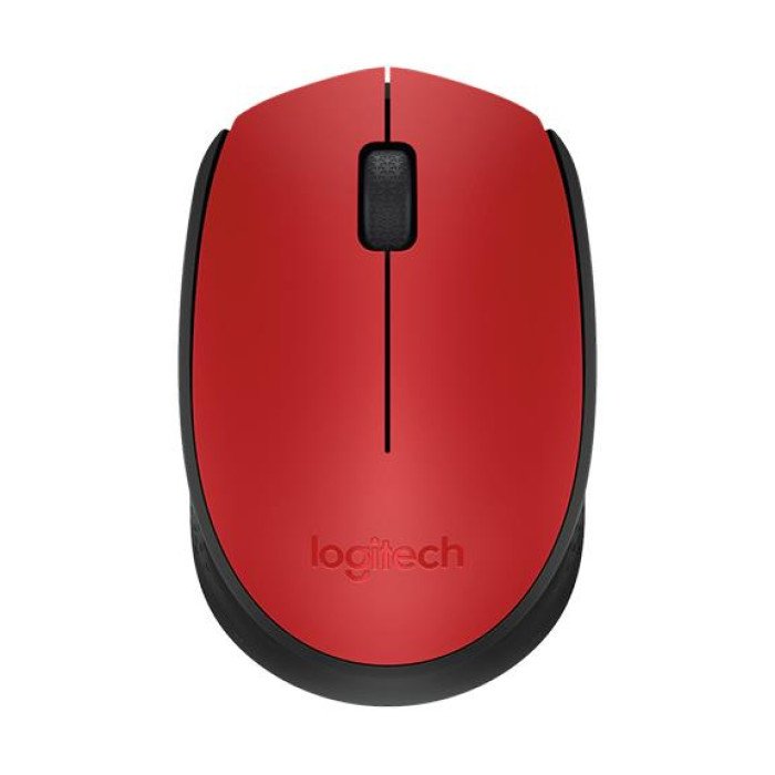 Logitech M171 Wireless Mouse - RedBlack - 910-004657