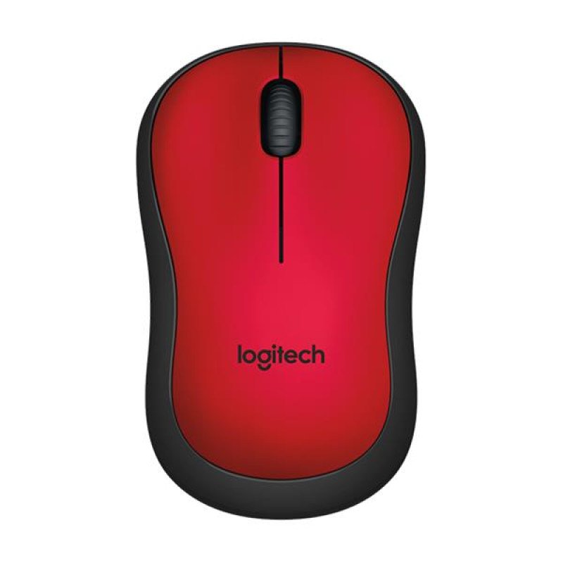 Logitech M221 Silent Wireless Mouse - Red- 910-004884 view 1