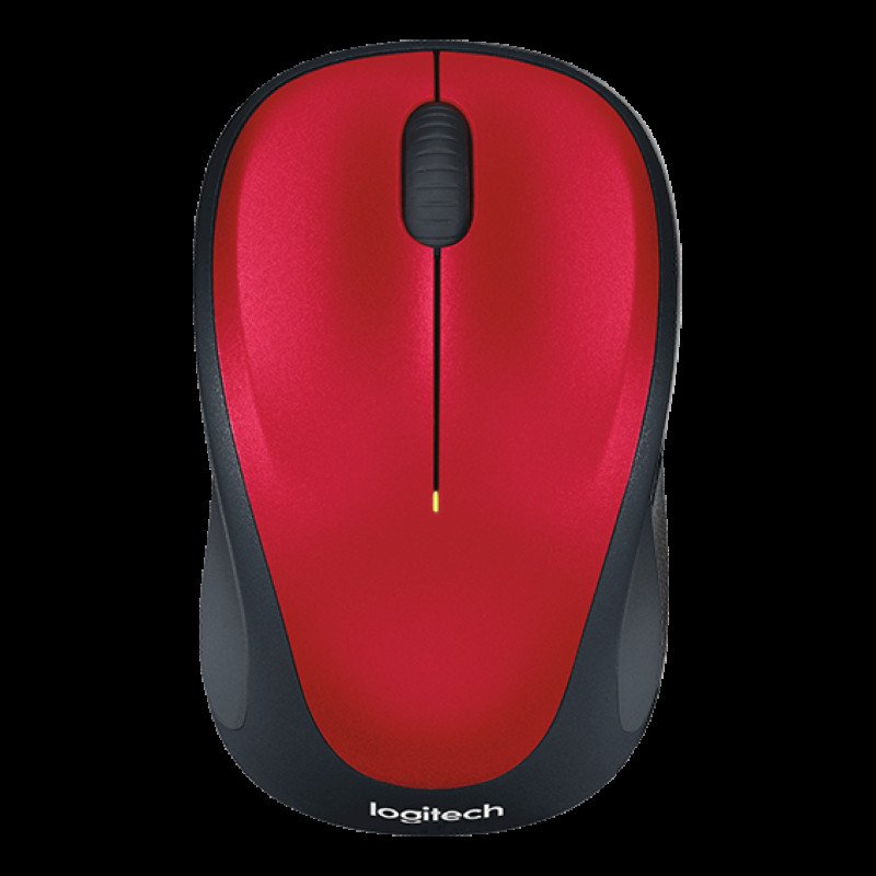 Logitech M235 Wireless Mouse Red 910-003412 view 1