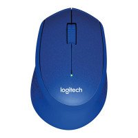 Logitech M331 Silent Plus Wireless Mouse - Blue - 910-004915