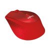 Logitech M331 Silent Plus Wireless Mouse - Red - 910-004916 view
