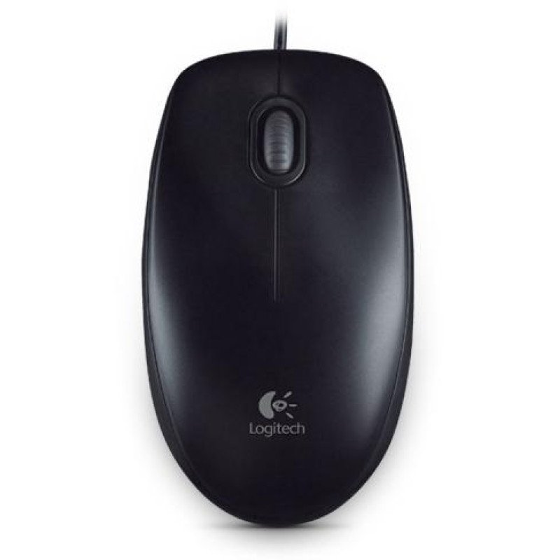 Logitech Optical USB Mouse B100 (910-001439) Black 3 Buttons 1 x Wheel USB Wired Optical 800 dpi Mouse view 1