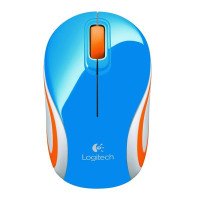 Logitech Wireless Mini Mouse M187 - Blue 