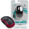 Logitech Wireless Mouse M185 - Red - 910-002503 view