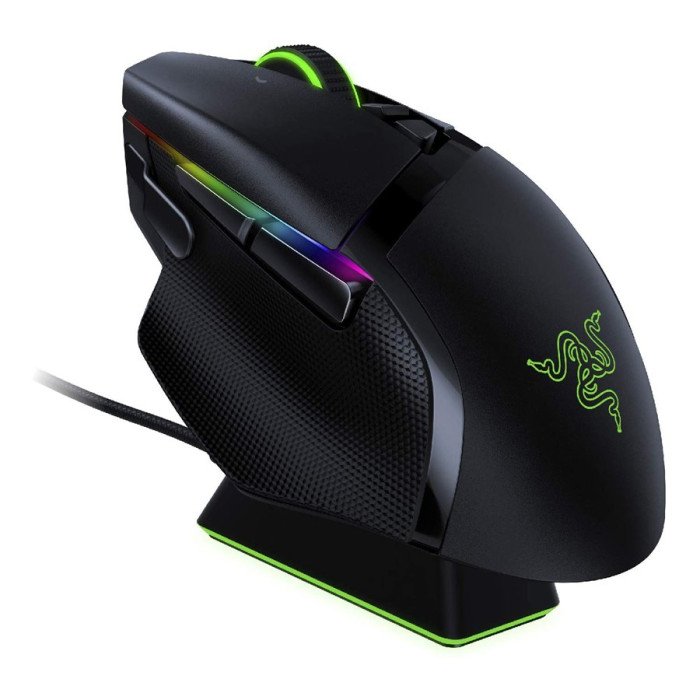 Razer Basilisk Ultimate with Charging Dock Wireless Gaming Mouse with 11 Programmable Buttons RZ01-03170100-R3A1 
