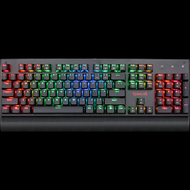 Redragon K557 Kala RGB Backlit Waterproof Mechanical Gaming Keyboard view 1