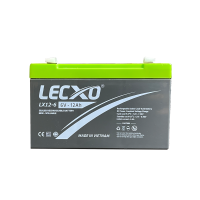 Lecxo 6V 12Ah Lead Acid Dry Battery