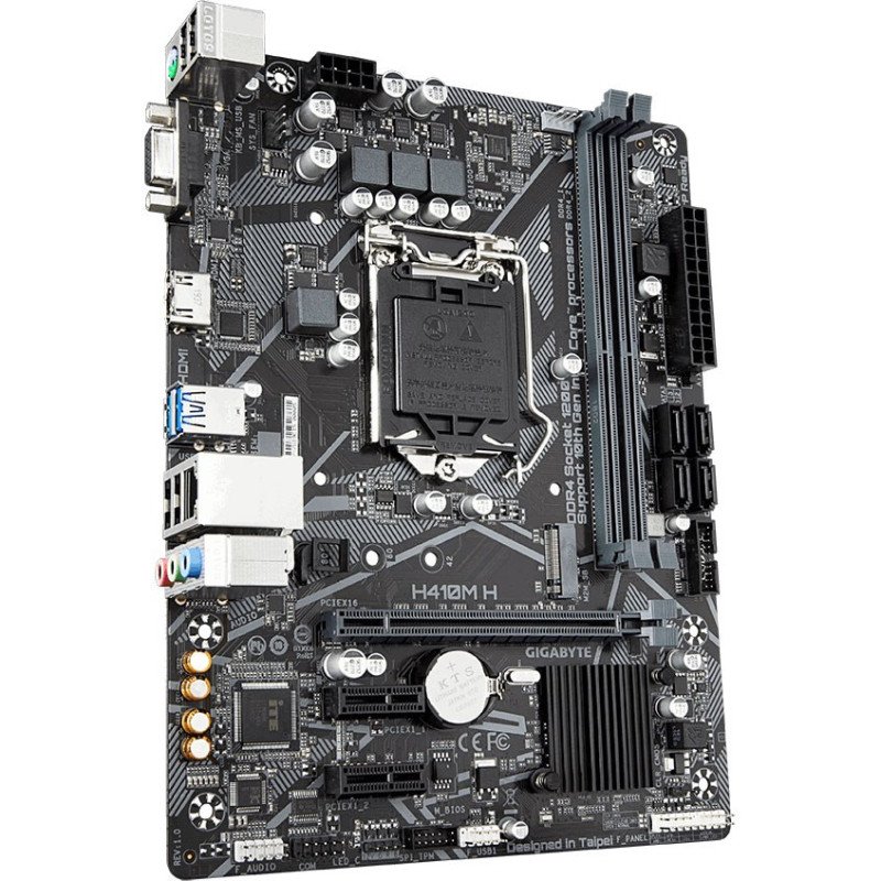 Gigabyte H410M H Intel H410 Ultra Durable Motherboard view 1