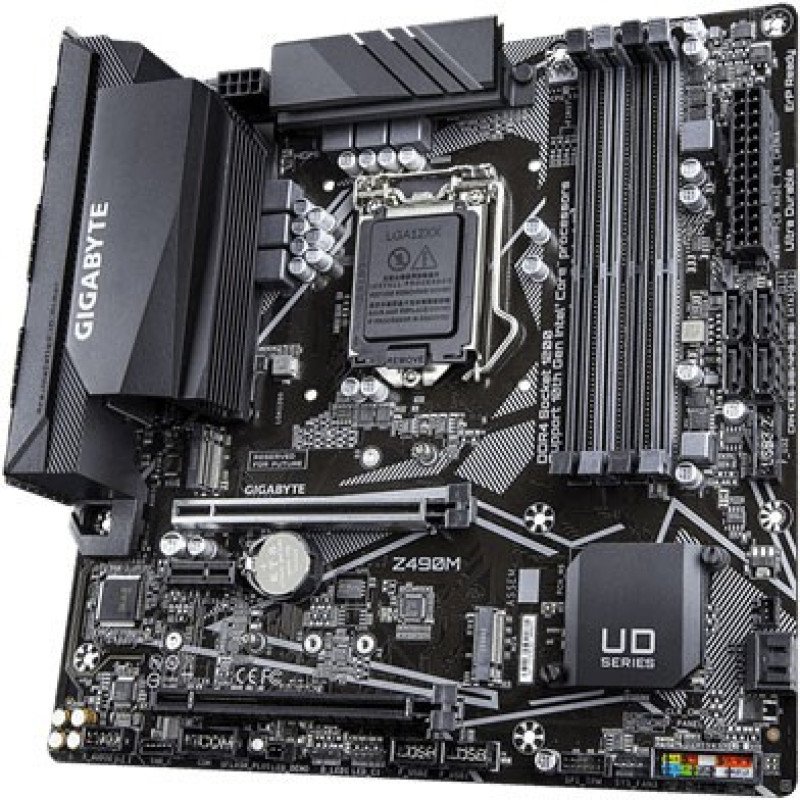 Gigabyte Z490M Intel Motherboard  view 1