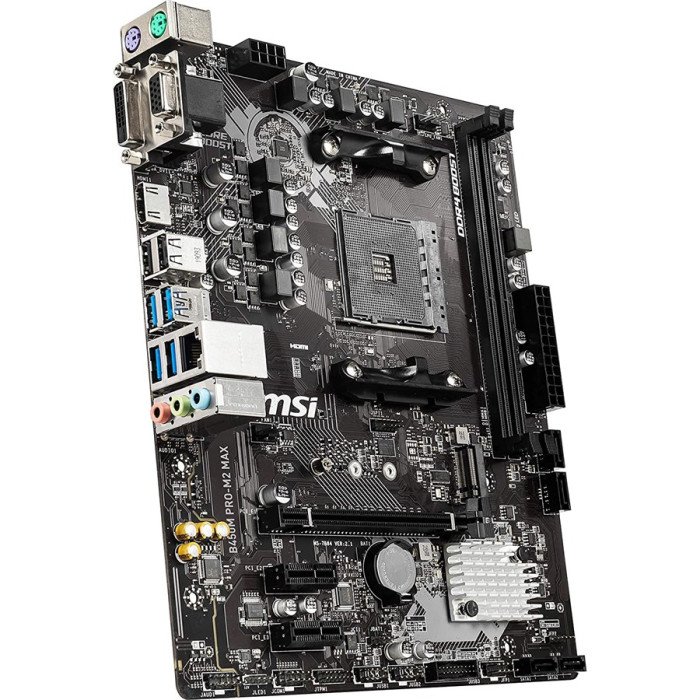 MSI B450M PRO-M2 MAX AMD AM4 Motherboard 