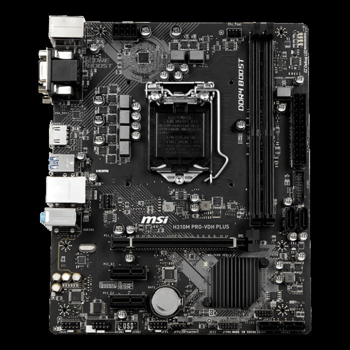 MSI H310M PRO-VDH PLUS Intel H310 Motherboard