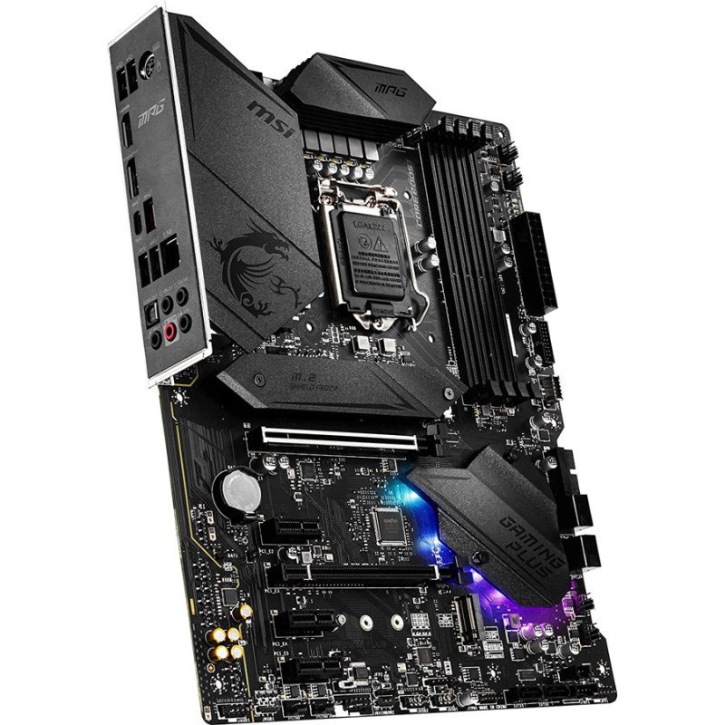 MSI MPG Z490 Gaming Plus Intel LGA 1200 Socket Motherboard view 1