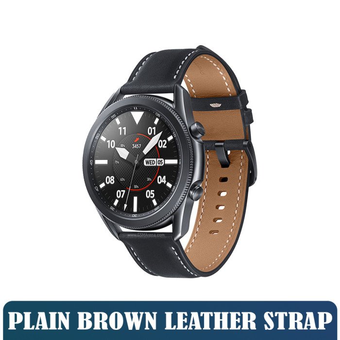Like New Smart Watches - Samsung Galaxy Watch 3 45MM - Plain Brown Leather Strap
